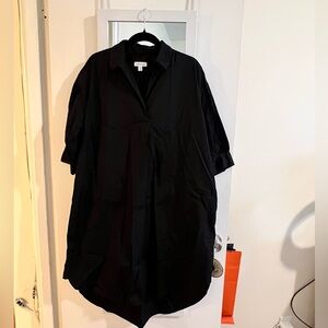 Nordstrom Black Shirt Dress